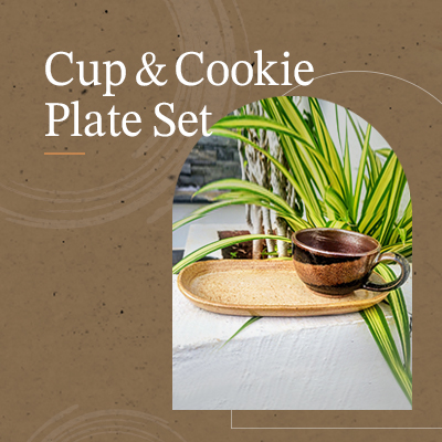 Cup & Cookie Plate Set